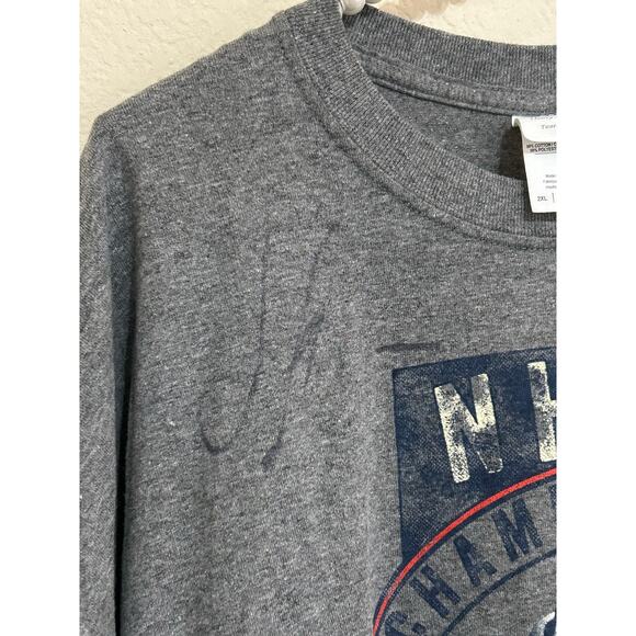 NHRA Championship Drag Racing T-Shirt Size XXL JOHN FORCE SIGNED Signature Top - Picture 6 of 10